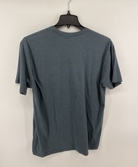 Poncho Outdoors T Shirt Gray/Blue Sandhill Glider Graphic Short Sleeve Mens XL