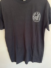 Onwards & Upwards Doceo NWOT Gildan T Shirt Black Logo Front Size M RRP £16