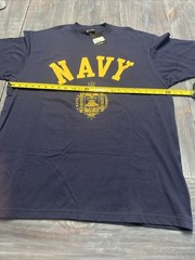 VTG US Naval Academy Mens Shirt XL Blue XL Navy NWT Gear For Sports Scientia