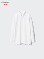 UNIQLO and JW ANDERSON Oxford Oversized Shirt 47999 WHITE/RED/BLUE Men 2025 AW