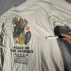 Salehe Bembury x New Balance Long Sleeve Shirt Large Tan Mens Peace Be Journey