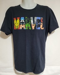 Marvel C-Life Group Black Graphic Print T-shirt Size XL Marvel Heroes