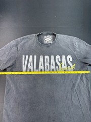 Valabasas Vintage T-Shirt Mens 2XL Gray Faded Look Shirt Always Push The Needle