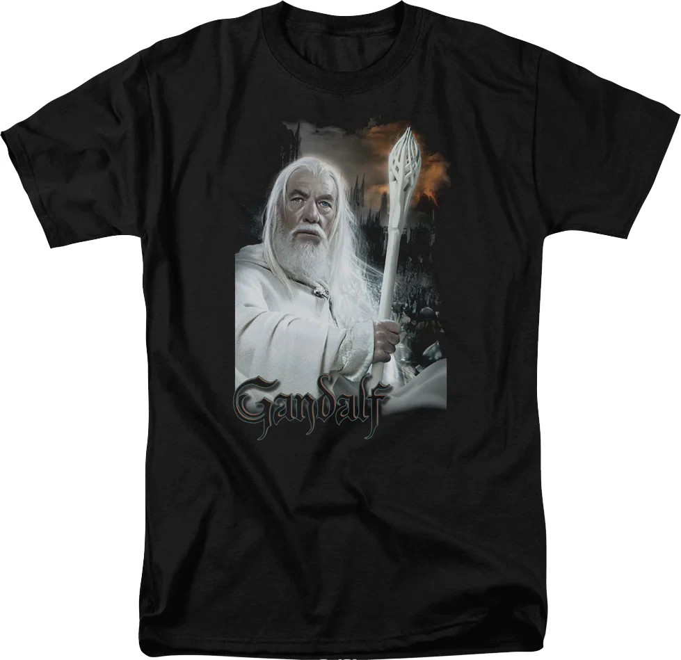 The Lord Of The Rings Gandalf T-Shirt 180 GSM | 100% Cotton DTG Print
