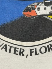 Vintage 90s USCG CGAS Clearwater FL HC-130 Anvil XL Single Stitch T-Shirt