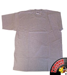 John Son Premium Quality Gray T-Shirt 2XL 100% Cotton Piranha Records
