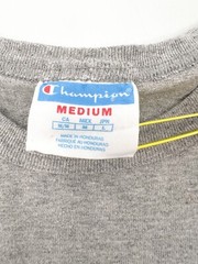 Champion Shirt Men Teens Medium Gray Short Sleeve Pull on Logo