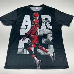 Men’s Basketball AIR RED MJ Sports T-Shirt Tee XL Black graphic