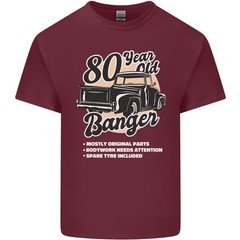 80 Year Old Banger Birthday 80th year Old Mens Light Cotton T-Shirt