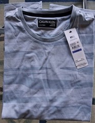 Calvin Klein Liquid Touch Cotton T-Shirt XL UV Protection NEW Deadstock OOP
