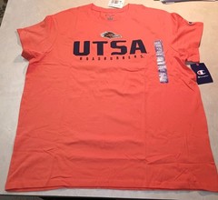 UTSA “ROADRUNNERS” – Men’s TWO (2) XXL T-Shirts by Champion – NEW w/Tags ⚾🏈