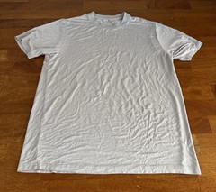 ekkovision t-shirt Crewneck Gray Athletic Tee Stretchy Gym Large