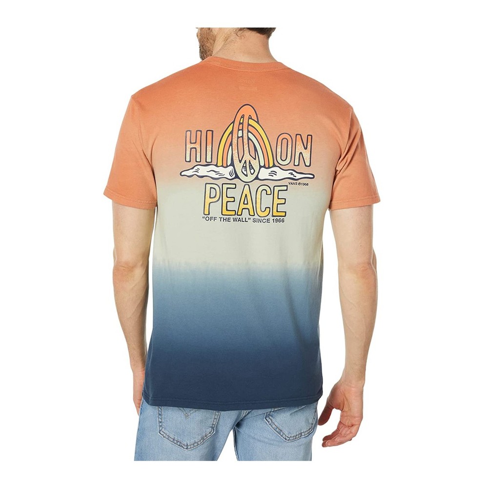 Vans “Peace Of Mind Dip Dye” Short Sleeve Tee (Melon/Celadon Green) T-Shirt