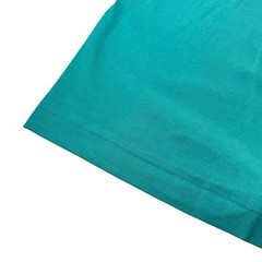 Vintage Hanes Heavyweight 50/50 Blank T Shirt Aqua Teal Single Stitch USA Large