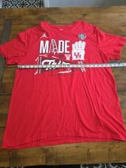 Jordan Brand Houston Cougars 2021 Final Four Locker Room Shirt Red XL NCAA