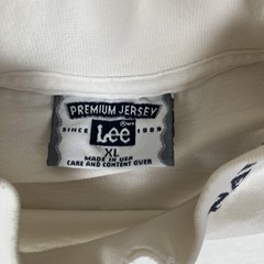 Vintage Navy Long Sleeve T-Shirt Mens XL White Mock Neck Made USA 90s