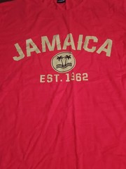 Jamaica Est. 1962 Men’s Size XXL Graphic T-Shirt Red Gold Lifestyle