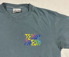 Teddy Fresh Pink Acid Trip Long Sleeve T-Shirt Medium
