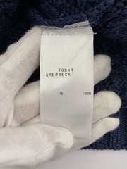 Other Brands Knit Sweater (Thick) Wool NVY Solid Color 70864 andreandreoli