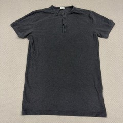 Son of a Tailor Henley Shirt Mens Small Black Supima Cotton Knit Tee Copenhagen