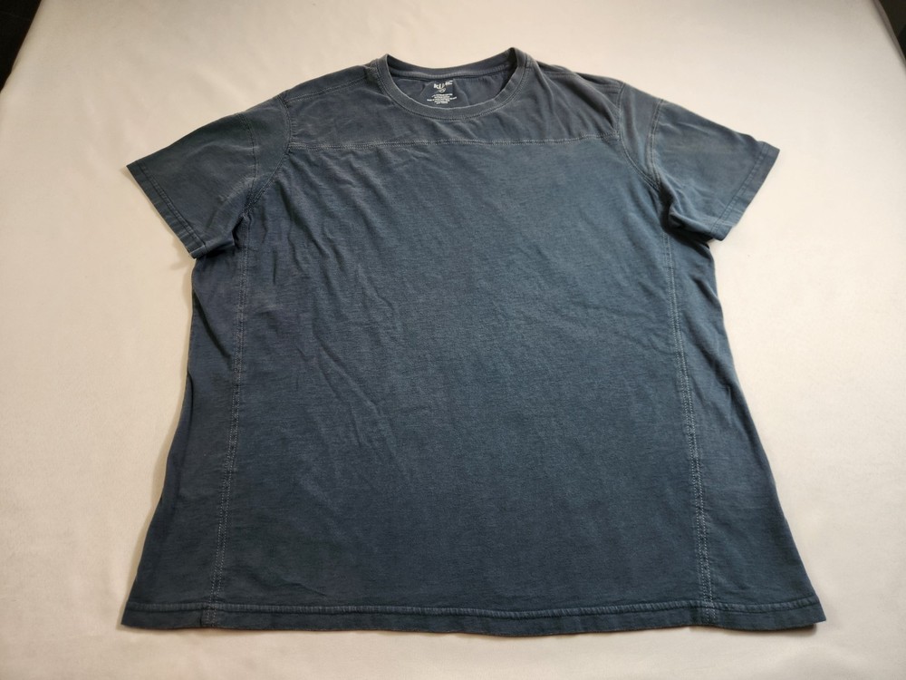 Kuhl Outdoor Shirt Men Size XL Blue Short Sleeve Activewear Causal Adult Tee Top