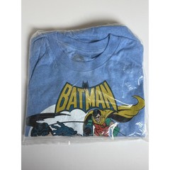 DC Comics Batman Robin Superman Heather Blue Graphic T-Shirt Mens XL NEW