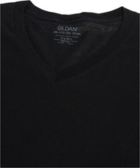 Gildan Tag Free V-Neck T-Shirts Cool Spire Mens Size Medium 5 Pack New