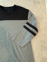 Krew Skateboarding Vintage Skater Mid Sleeve Shirt L Black Grey