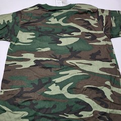 Vintage NWT Woodland Camouflage T Shirt Single Stitch Medium Regular