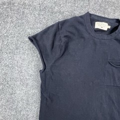 The Normal Brand Shirt Mens Large Blue Pocket Crewneck Cotton Tee Casual