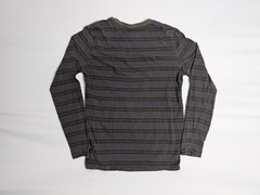 Volcom Stripe Long Sleeve Shirt Men’s Size Medium Embroidered Logo