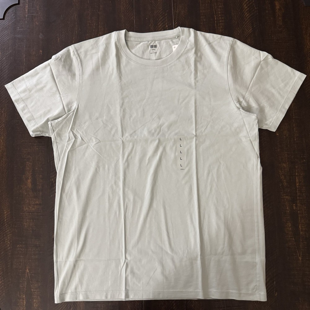 Uniqlo Supima Cotton T Shirt Light Green Size L