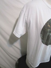 EUC!! JAZ Modern Circle Nature Tree Branches Graphic White T Shirt Men Size L