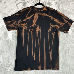 Electric Anvil T-Shirt Men’s L Black Bleach Wash Tie Dye