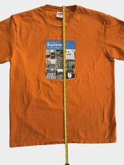Supreme Verify Tee Tshirt Orange Medium (M) FW20 Captcha Made in USA