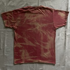 2010s Tee Luv Dr. Pepper T Shirt Mens Large Maroon Bleach Dye Soda Pop Promo