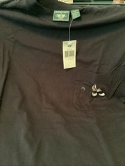 DOCKERS Golf T-Shirt Mens XL Black Short Sleeve NWT