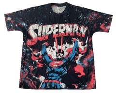 Superman DC Comics AOP Laser Eyes Flying Through the Universe Men Medium