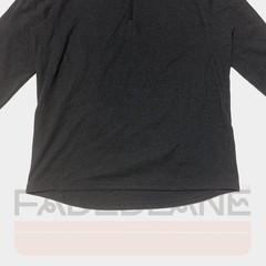 Modetta Outdoor Project Charcoal Gray/ Black Quarter Zip Pull Over, Size: Small