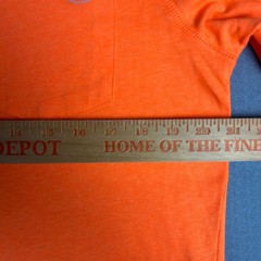 Dickies Performance Shirt Mens Medium Orange Temp-iQ Cooling Long Sleeve Pocket