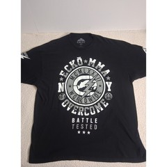 Ecko Unltd MMA Overcome Battle Tested Graphic T-Shirt Black Mens 3XL Rhino Logo