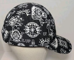 Urban Planet Streetwear Hat Adjustable Black/White Tattoo Style