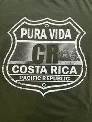 Pura Vida Costa Rica T-Shirt Size Medium Made In Costa Rica