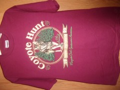 Pennsylvania’s 1999 COYOTE HUNT red M t shirt