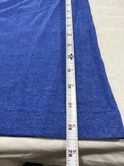 VINTAGE FRUIT OF THE LOOM EASY TO WEAR BLANK T-SHIRT SZ LARGE BLUE