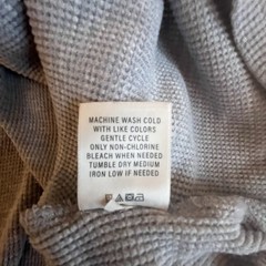 Member’s Mark Gray Cabincore Warm Thermal Waffle Soft Wash Long Sleeve SzXXL