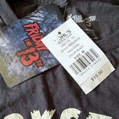 Kohl’s Friday the 13th Jason Voorhees Graphic Print Crew Neck Tee Men’s M