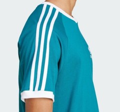 NEW MEN’S ADIDAS ORIGINALS 3-STRIPES CALIFORNIA TEE SHIRT ~ LARGE ~#IZ2367 TEAL