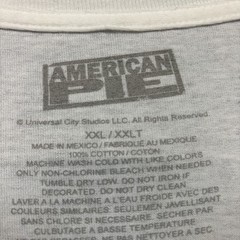 American Pie It Feels Like Warm Apple Pie Film Poster Tee 2X