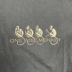 Brass Monkey Pub T Shirt Mens XL Black Distressed Australia Short Sleeve Preowne